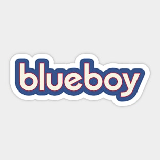 blueboy in cream Sticker